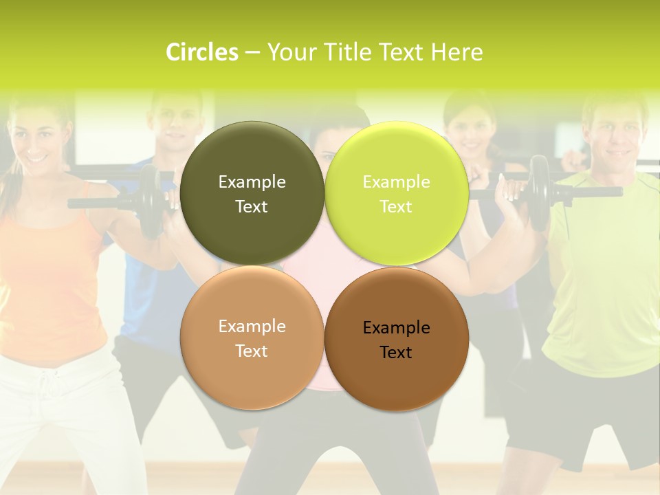 Push Strength Sport PowerPoint Template