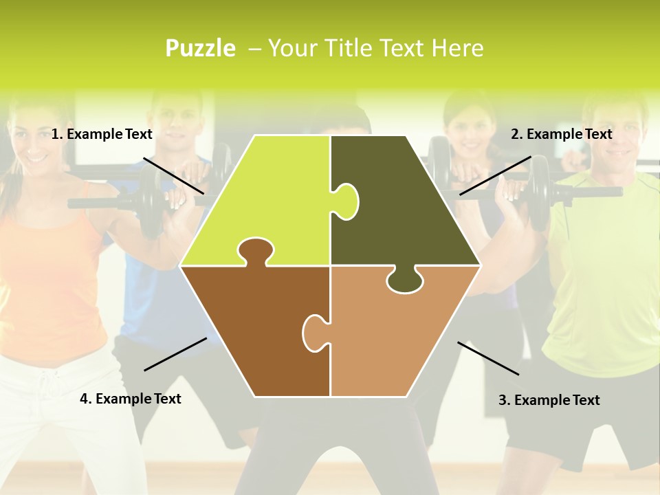 Push Strength Sport PowerPoint Template