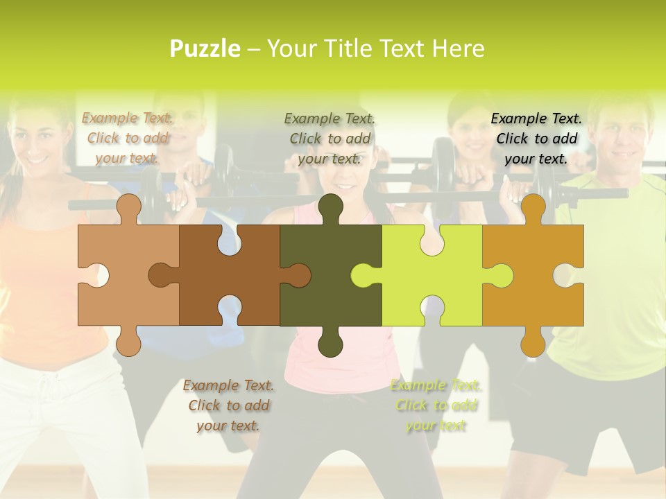 Push Strength Sport PowerPoint Template