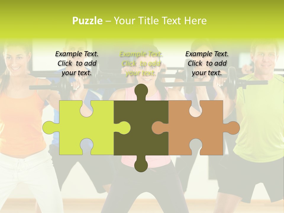 Push Strength Sport PowerPoint Template