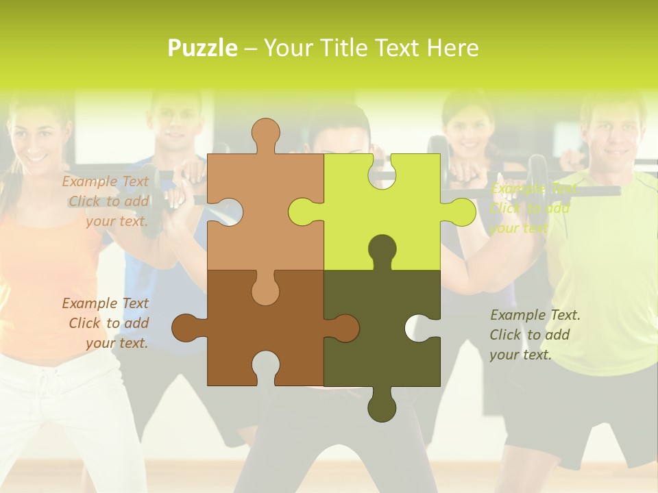 Push Strength Sport PowerPoint Template