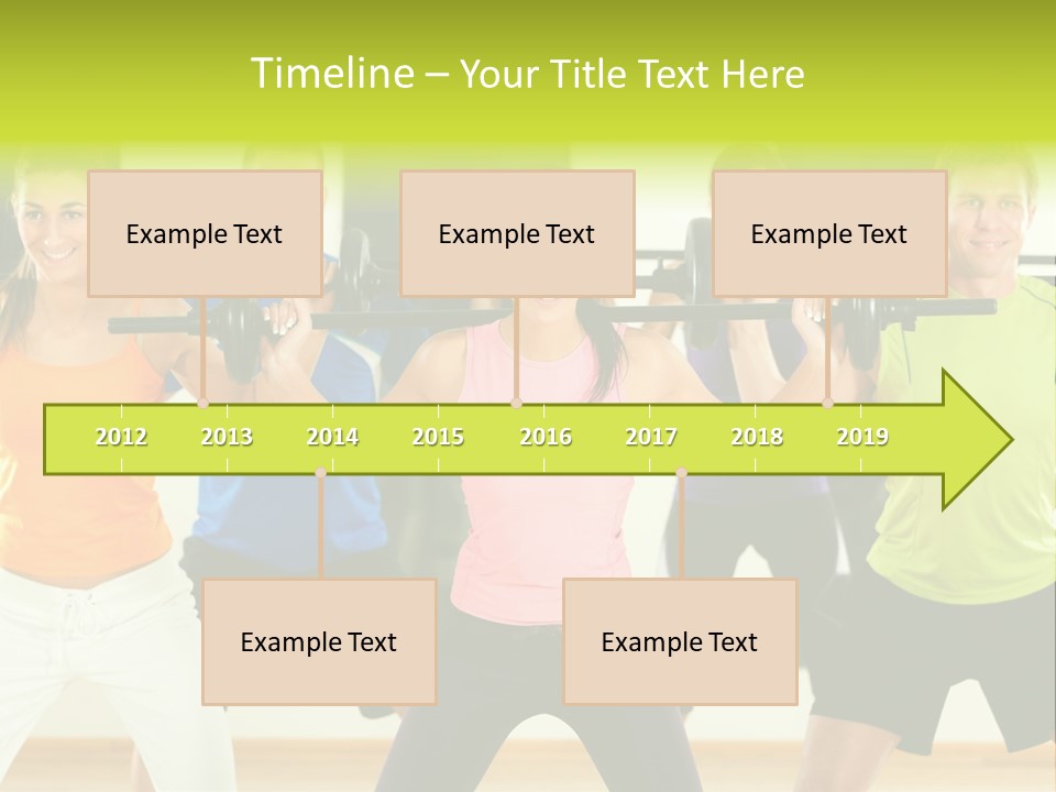Push Strength Sport PowerPoint Template