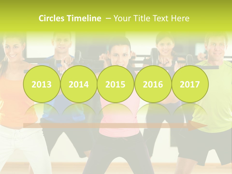 Push Strength Sport PowerPoint Template