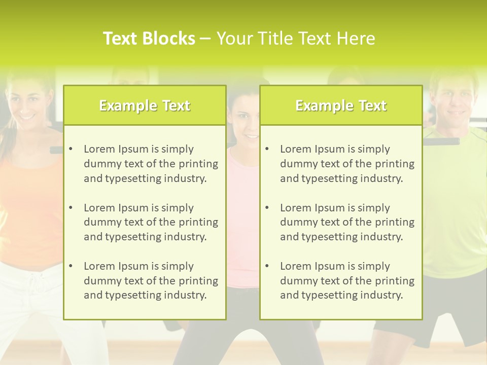 Push Strength Sport PowerPoint Template