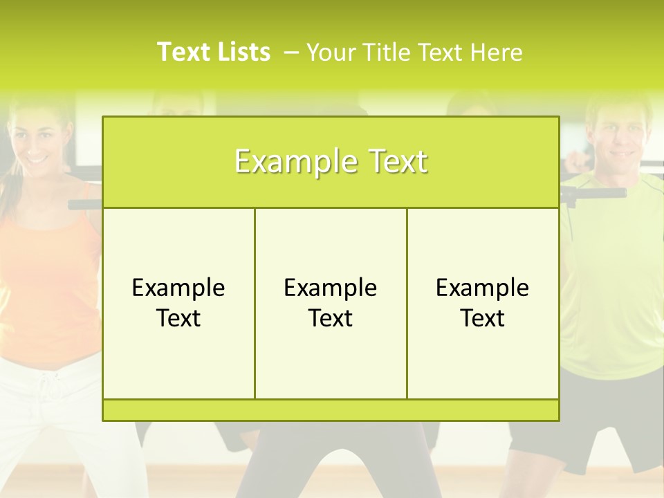 Push Strength Sport PowerPoint Template