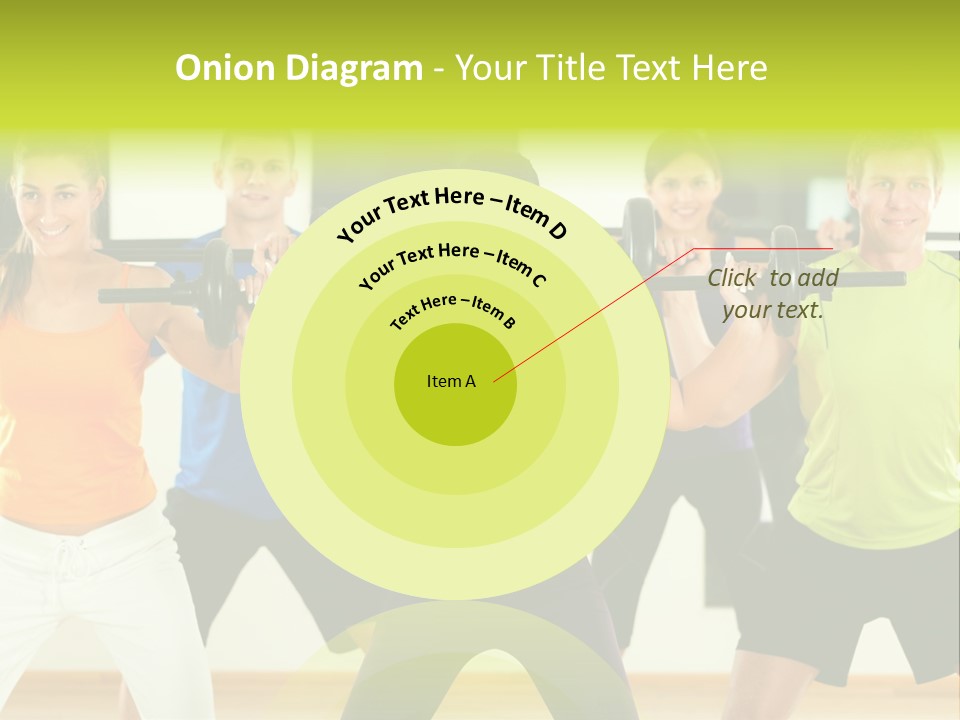 Push Strength Sport PowerPoint Template