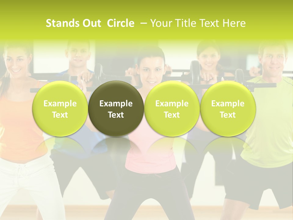 Push Strength Sport PowerPoint Template