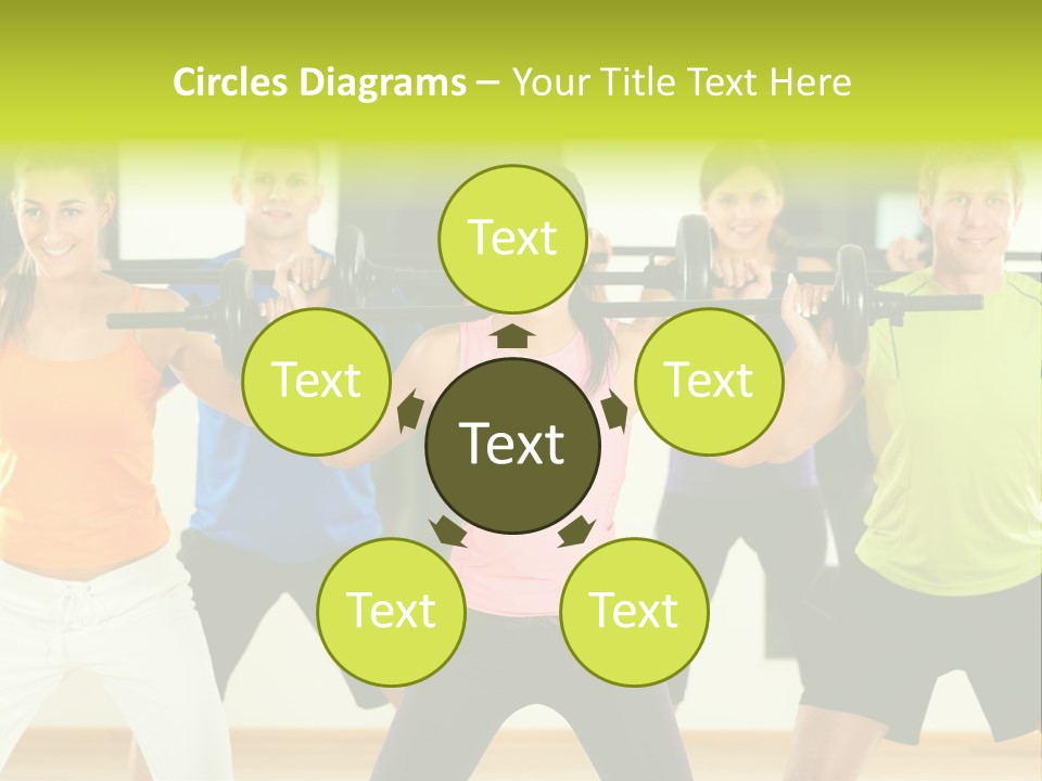 Push Strength Sport PowerPoint Template