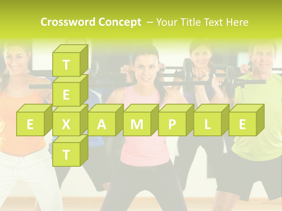 Push Strength Sport PowerPoint Template