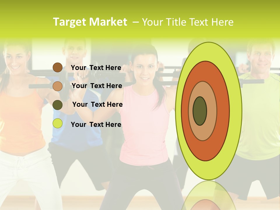 Push Strength Sport PowerPoint Template