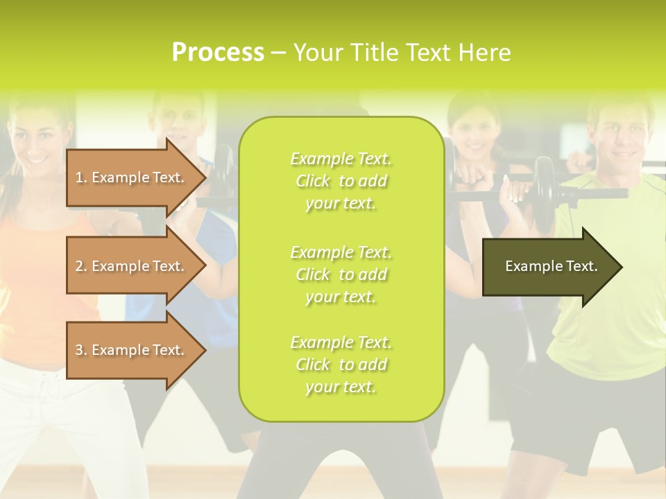 Push Strength Sport PowerPoint Template