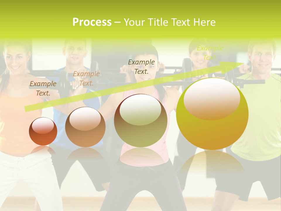 Push Strength Sport PowerPoint Template