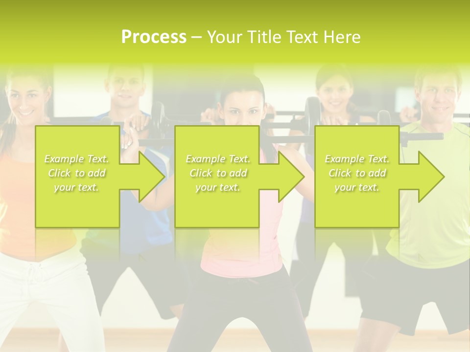 Push Strength Sport PowerPoint Template