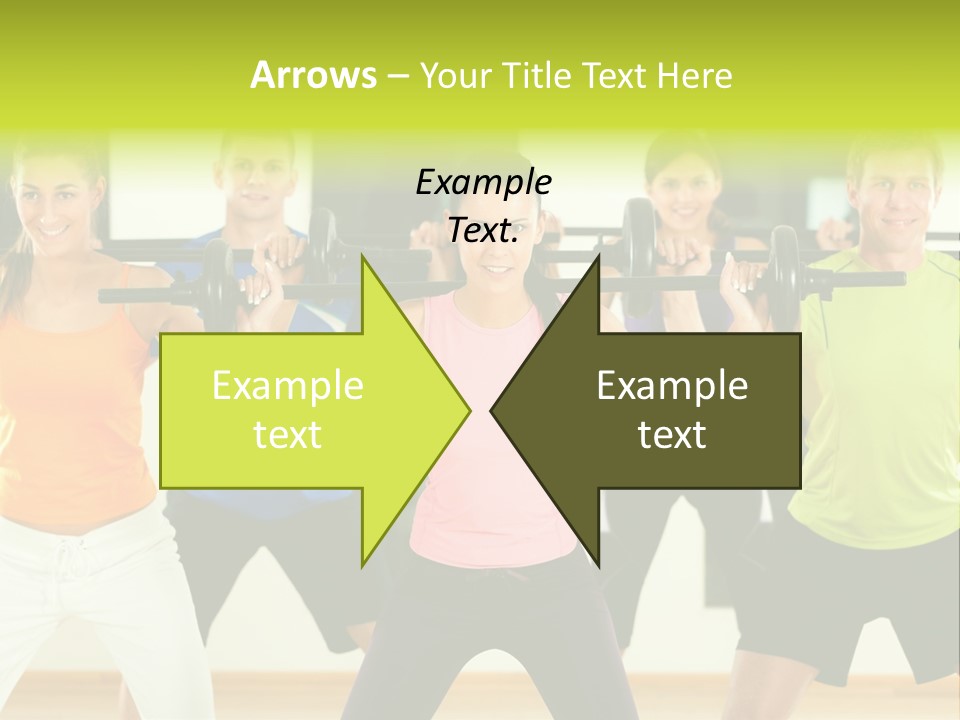 Push Strength Sport PowerPoint Template