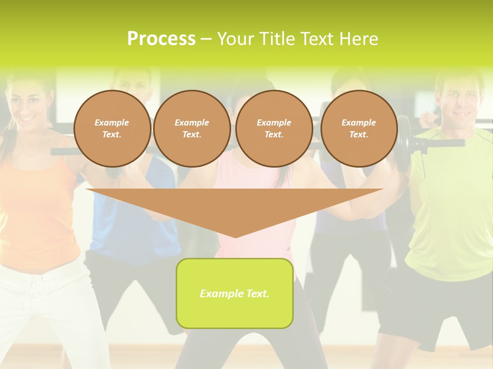 Push Strength Sport PowerPoint Template