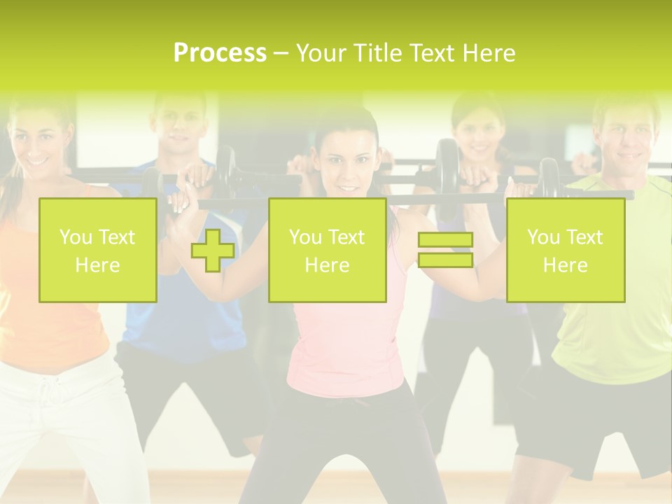 Push Strength Sport PowerPoint Template