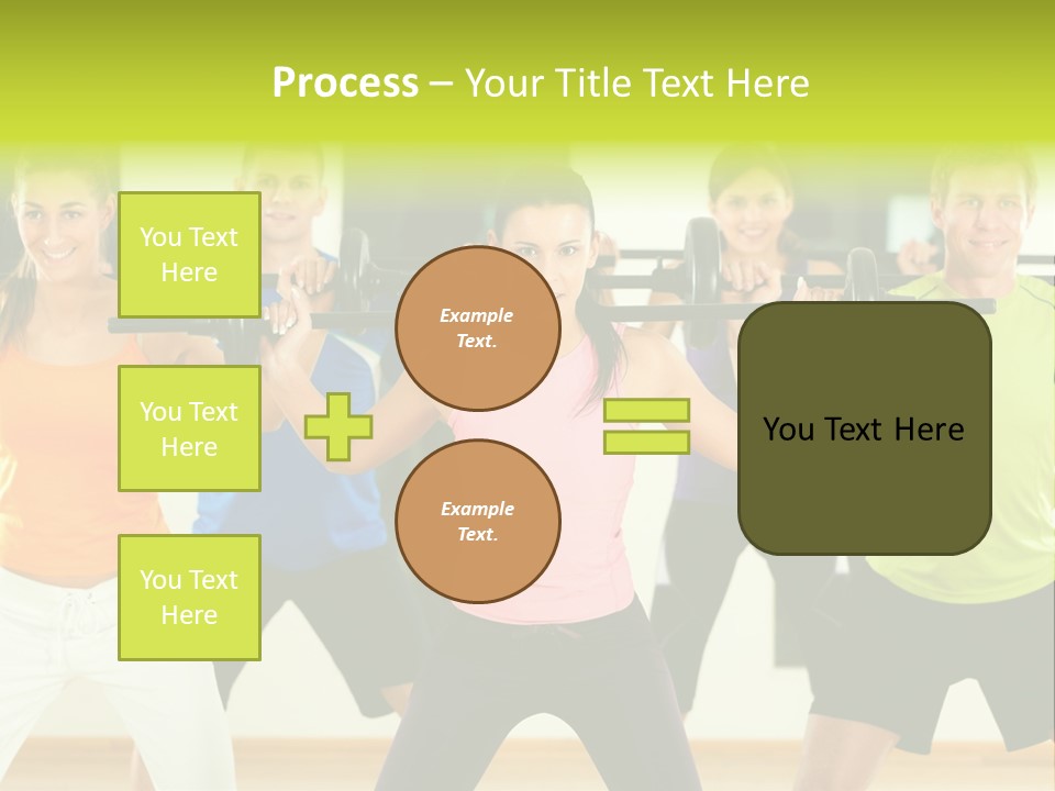 Push Strength Sport PowerPoint Template