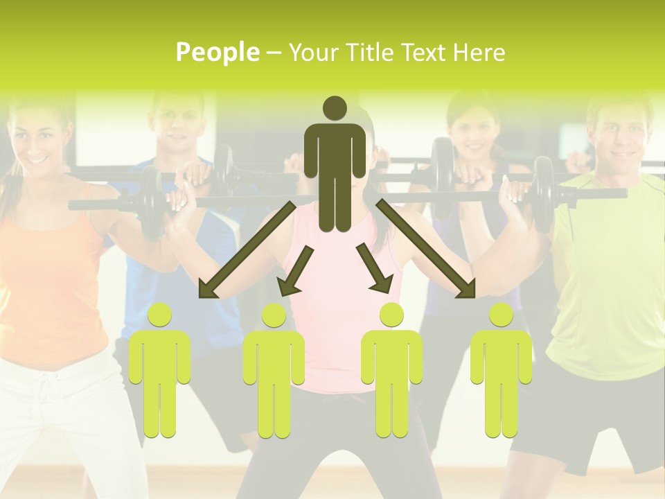 Push Strength Sport PowerPoint Template