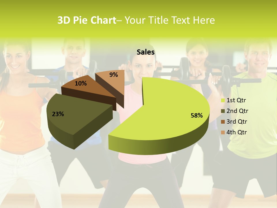 Push Strength Sport PowerPoint Template