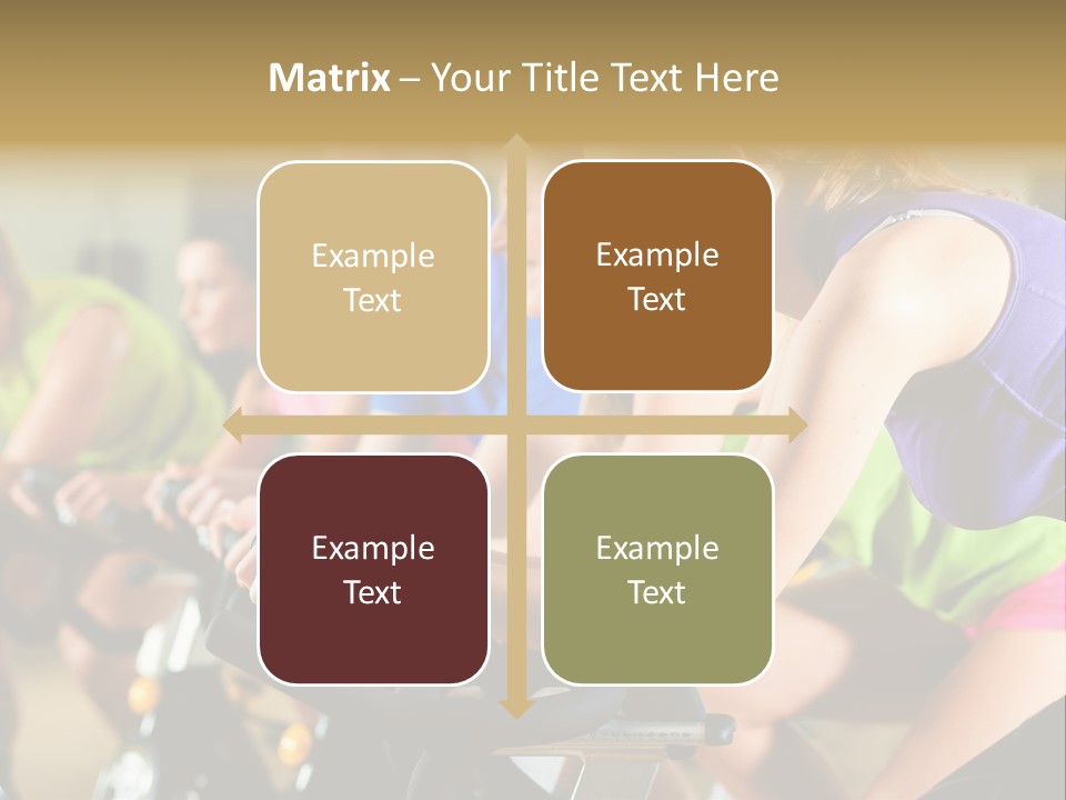 Powerful Colorful Exercise Machine PowerPoint Template