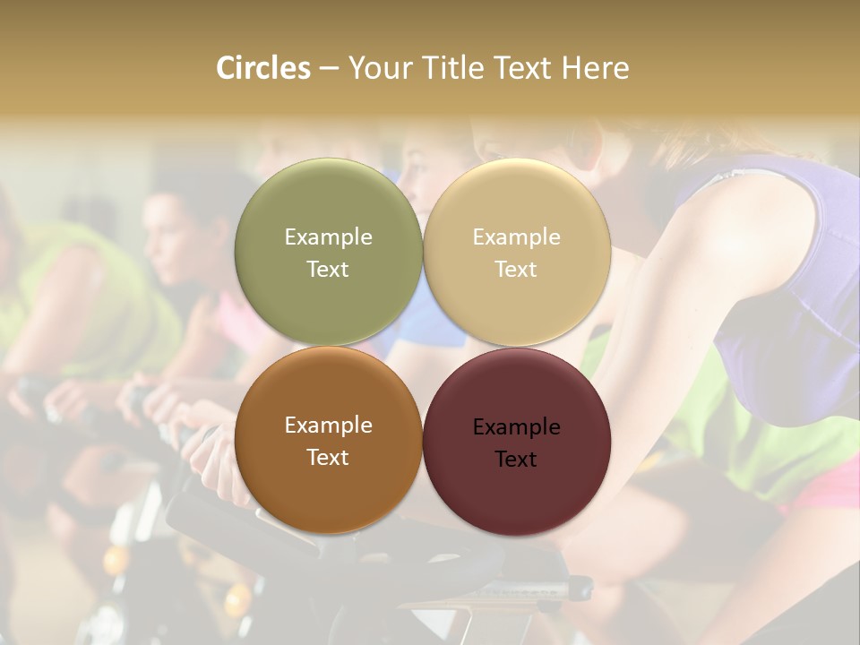 Powerful Colorful Exercise Machine PowerPoint Template