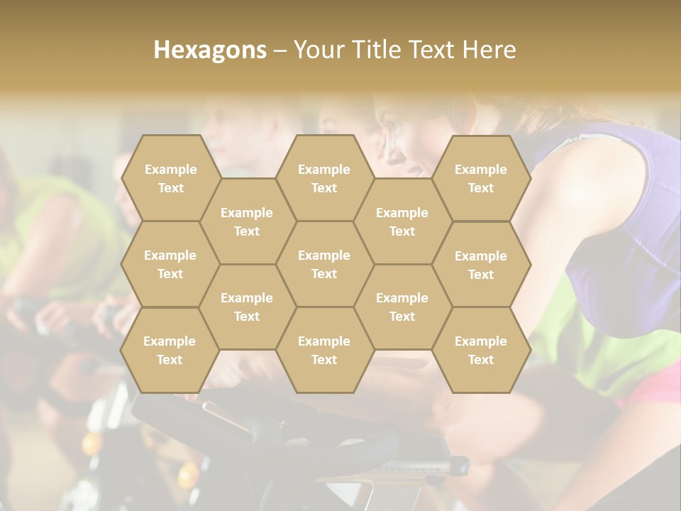 Powerful Colorful Exercise Machine PowerPoint Template