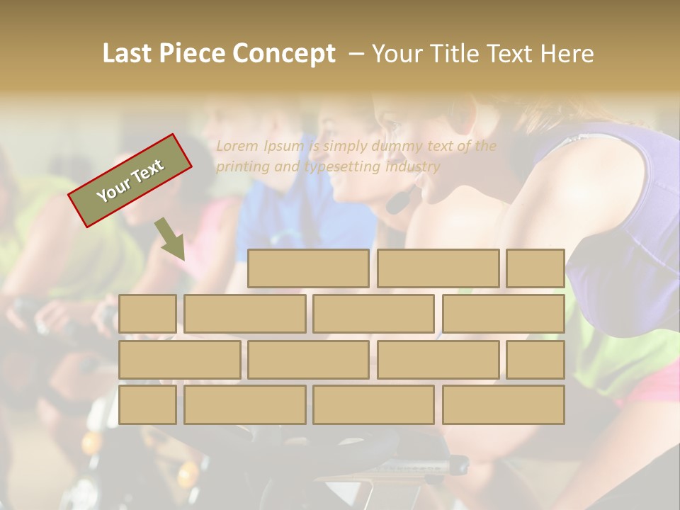 Powerful Colorful Exercise Machine PowerPoint Template