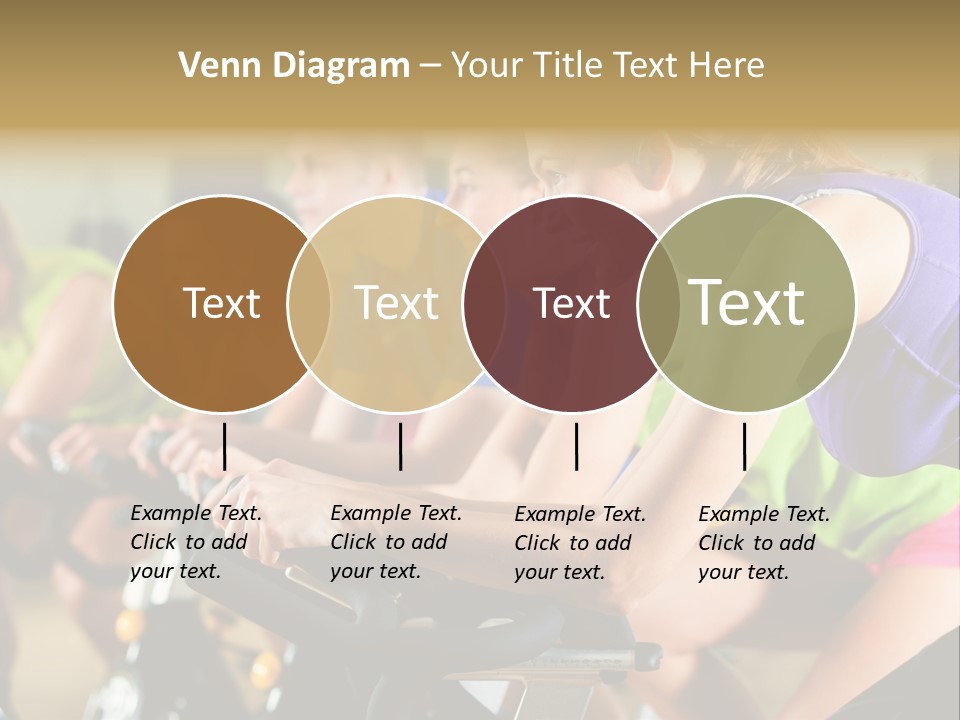 Powerful Colorful Exercise Machine PowerPoint Template