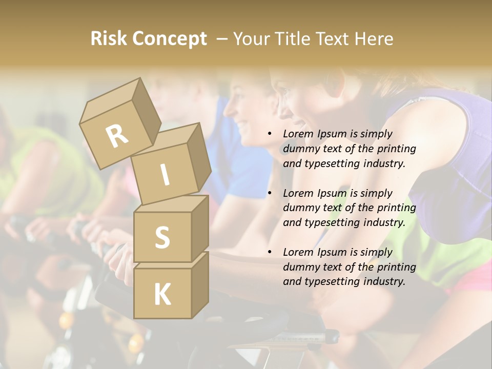 Powerful Colorful Exercise Machine PowerPoint Template