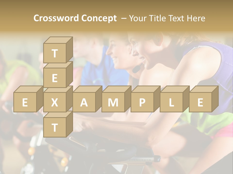 Powerful Colorful Exercise Machine PowerPoint Template