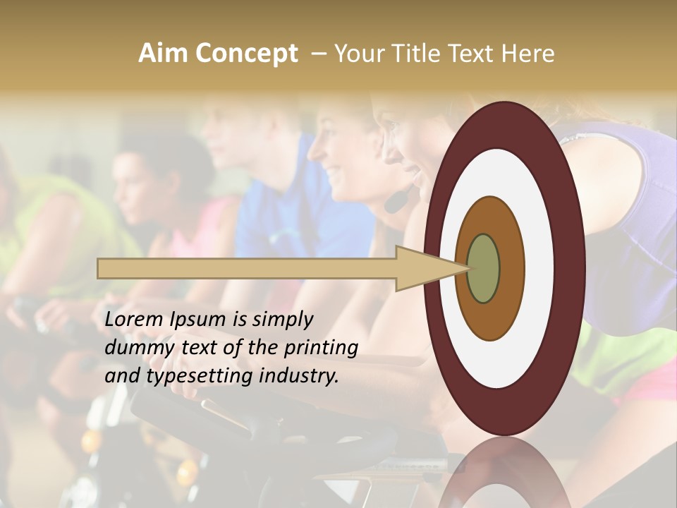 Powerful Colorful Exercise Machine PowerPoint Template