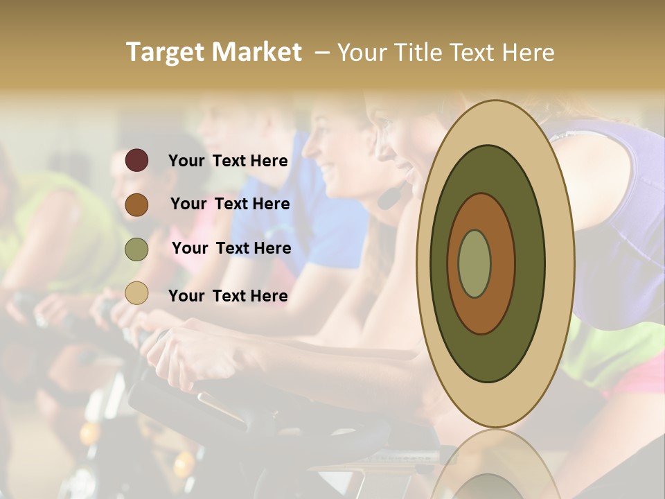 Powerful Colorful Exercise Machine PowerPoint Template