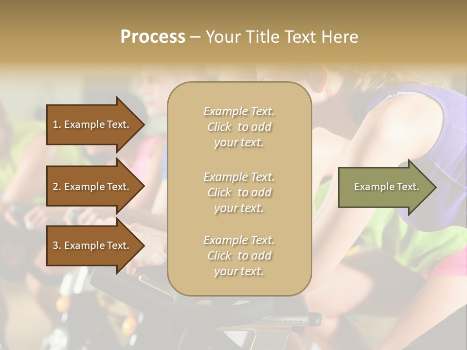 Powerful Colorful Exercise Machine PowerPoint Template
