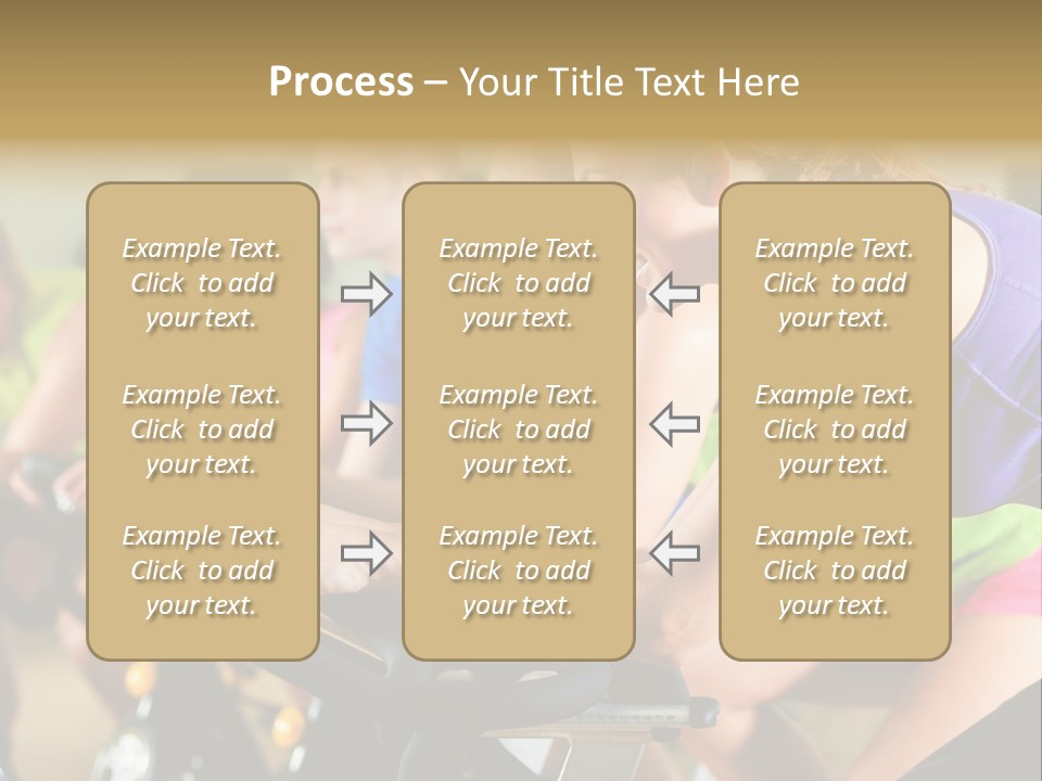 Powerful Colorful Exercise Machine PowerPoint Template