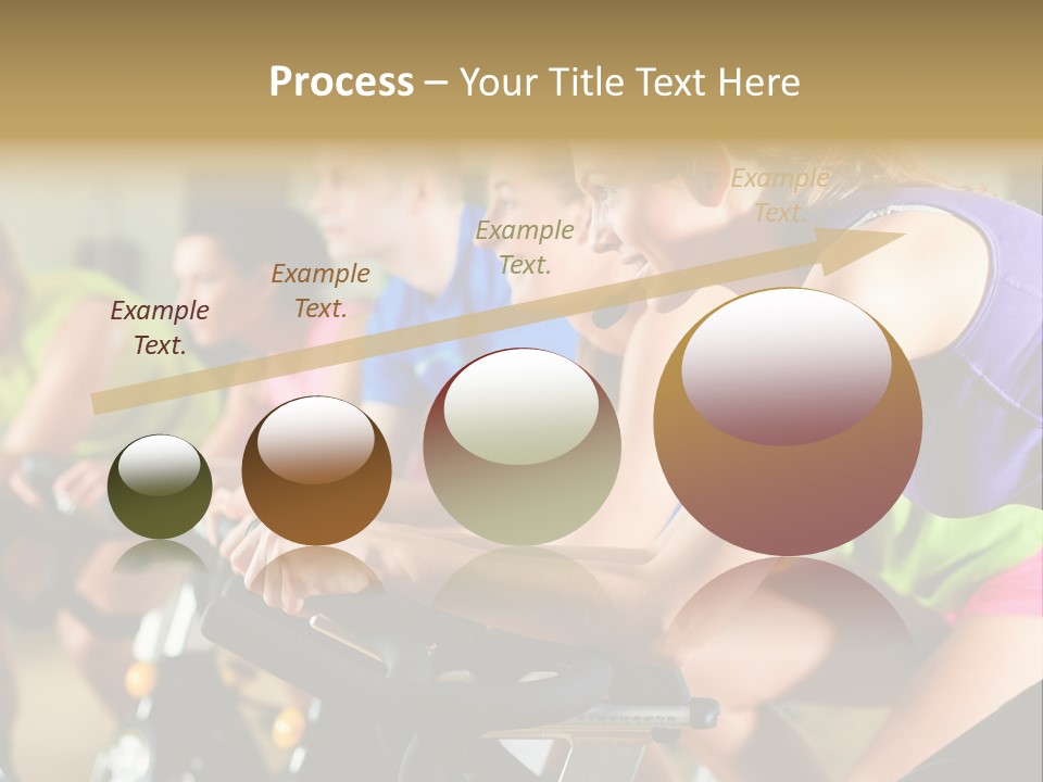 Powerful Colorful Exercise Machine PowerPoint Template