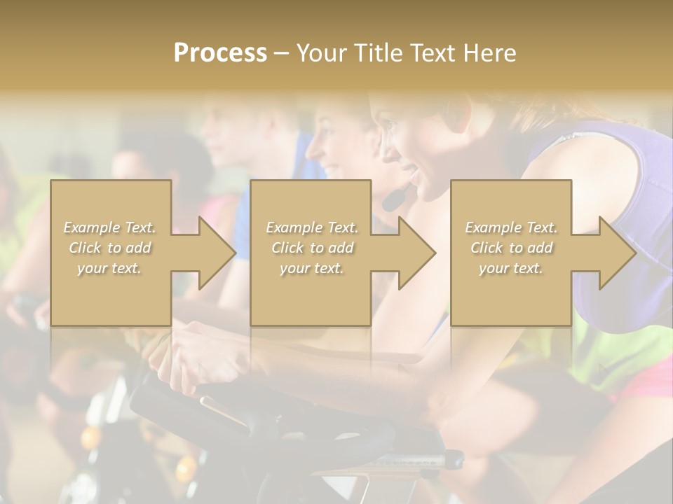 Powerful Colorful Exercise Machine PowerPoint Template