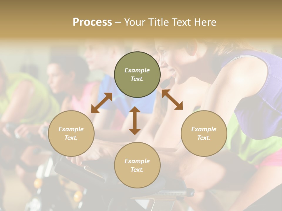 Powerful Colorful Exercise Machine PowerPoint Template
