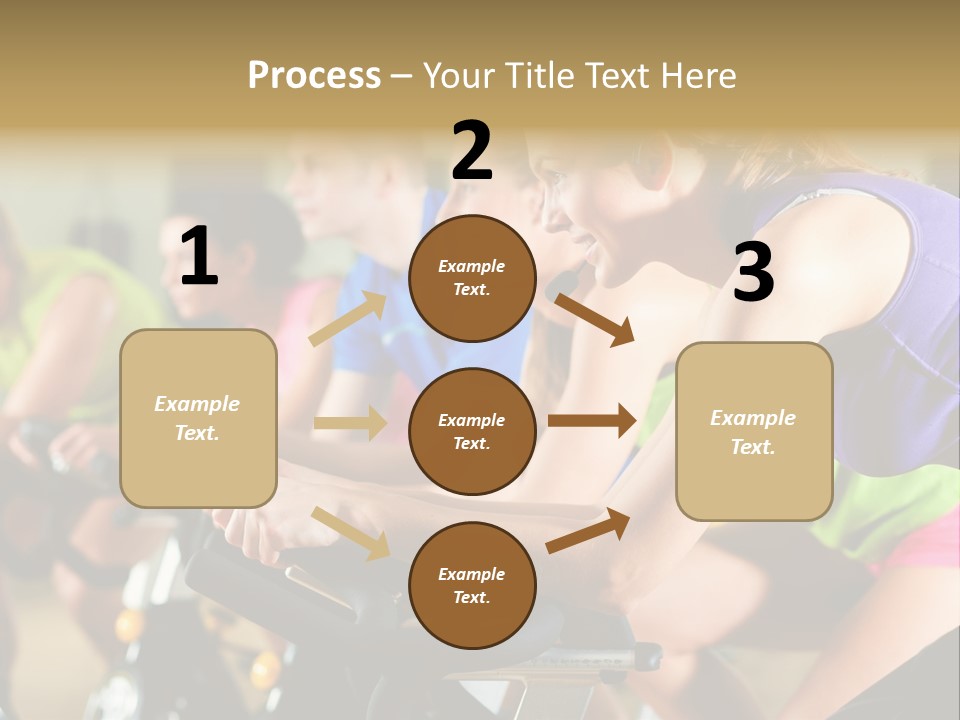 Powerful Colorful Exercise Machine PowerPoint Template