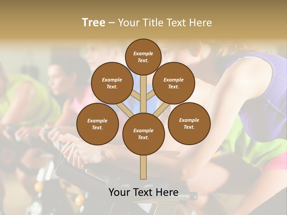 Powerful Colorful Exercise Machine PowerPoint Template