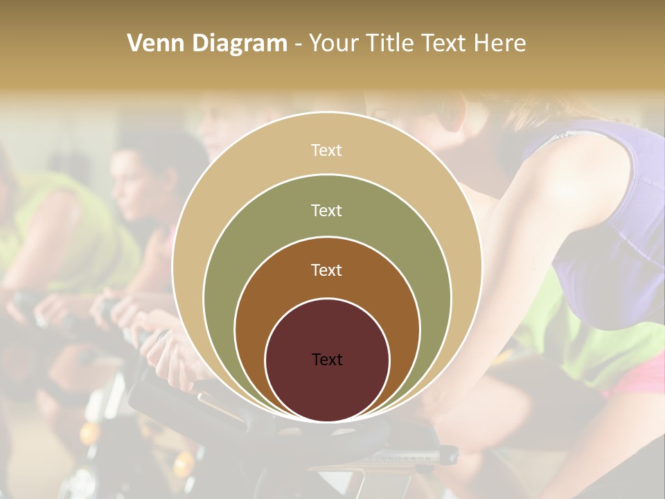 Powerful Colorful Exercise Machine PowerPoint Template