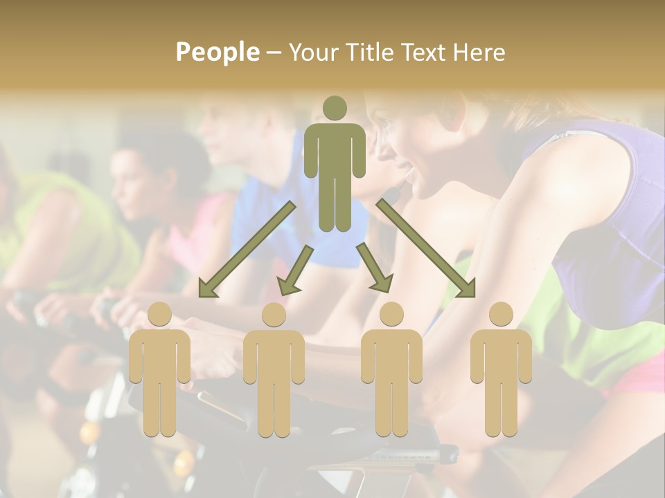 Powerful Colorful Exercise Machine PowerPoint Template