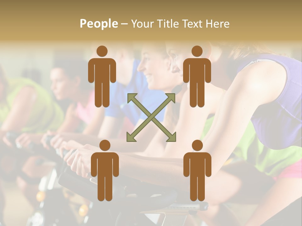 Powerful Colorful Exercise Machine PowerPoint Template