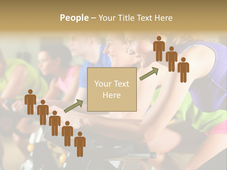 Powerful Colorful Exercise Machine PowerPoint Template