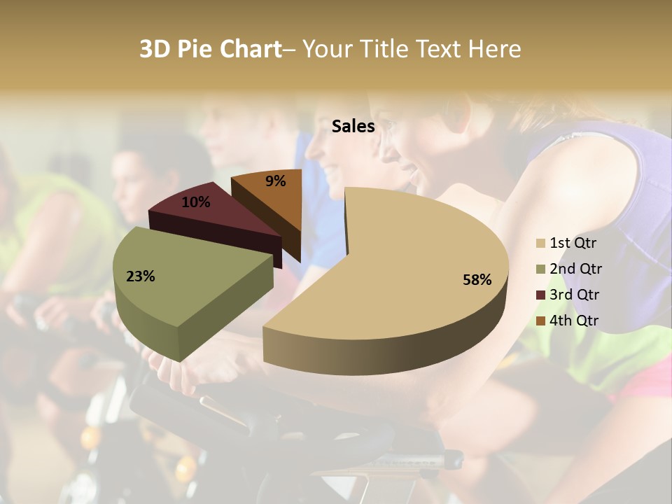 Powerful Colorful Exercise Machine PowerPoint Template