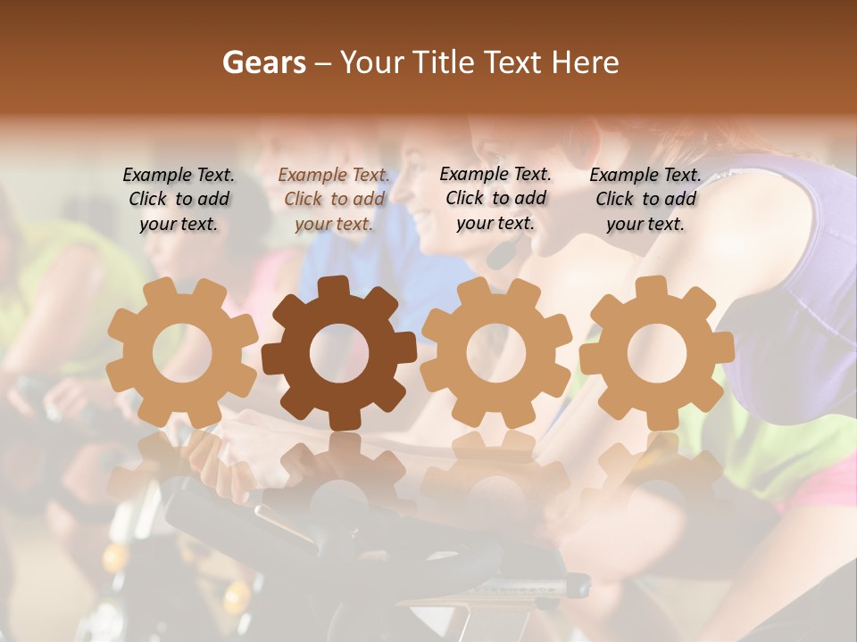 Flapping Striped Canadian PowerPoint Template