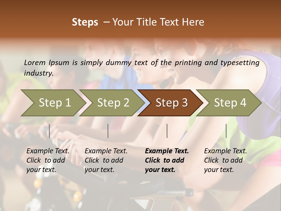 Flapping Striped Canadian PowerPoint Template