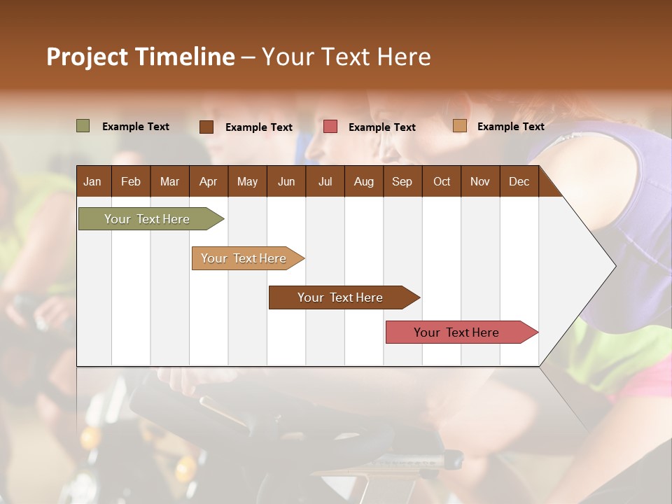 Flapping Striped Canadian PowerPoint Template