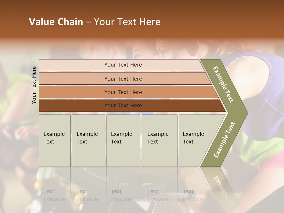 Flapping Striped Canadian PowerPoint Template