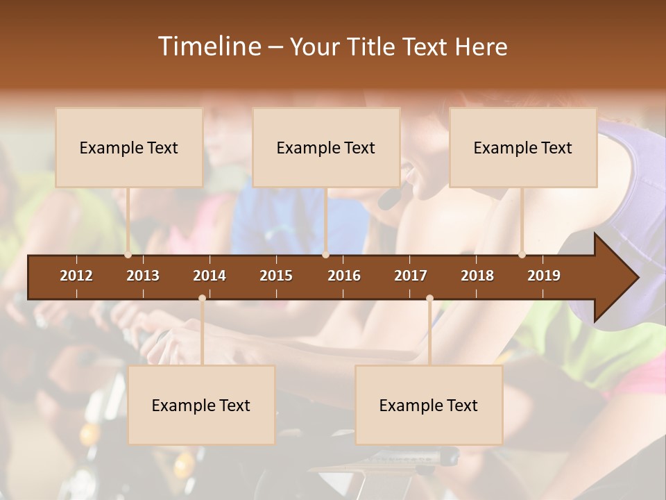 Flapping Striped Canadian PowerPoint Template