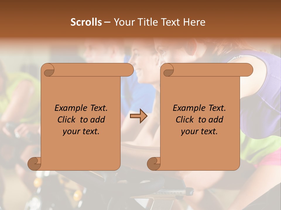 Flapping Striped Canadian PowerPoint Template